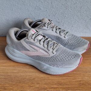 Brooks Adrenaline GTS 24 Women’s Running Shoes Gray Pink US 8 EU 39 Support
